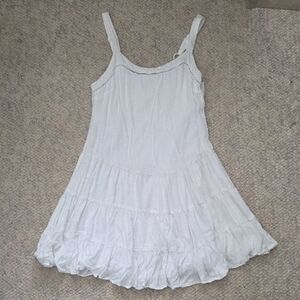 SO White Casual Kids Dress